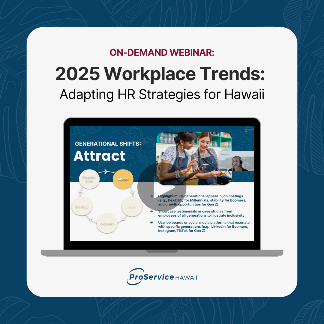2025 Workplace Trends Adapting HR Strategies for Hawaii (Instagram Post)