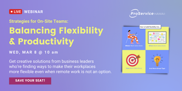 Flexible Work Webinar