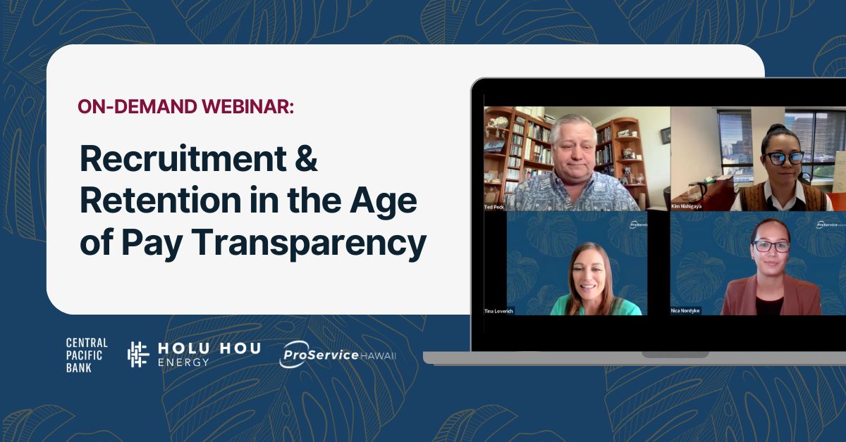 Recruitment & Retention in the Age of Pay Transparency