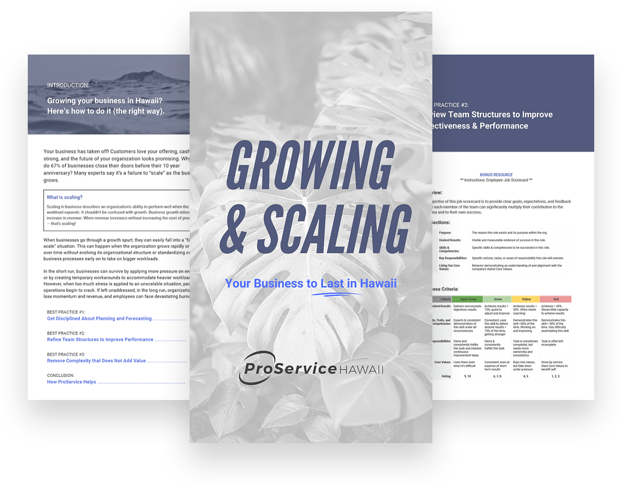Growing & Scaling Your Business to Last